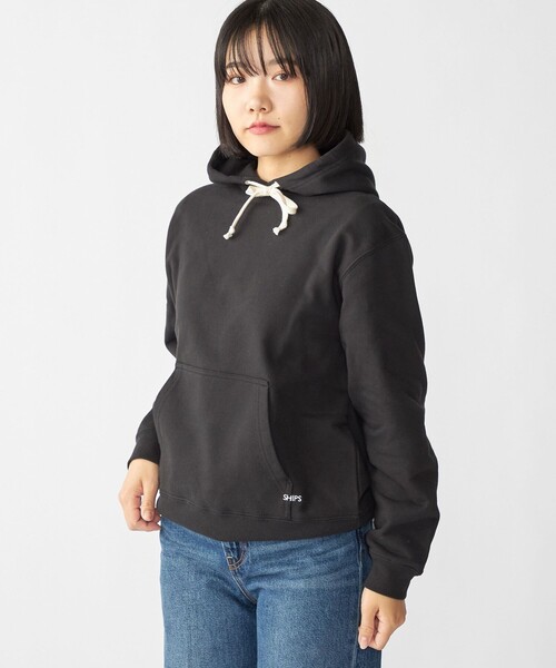 SHIPS（シップス）の「【WEB限定】SHIPS: マイクロ SHIPS 刺繍 ロゴ 裏毛 スウェット プルオーバーパーカー（パーカー・メンズ・ライトブルー/ブラック/ネイビー/グレー/オリーブ・SMALL/MEDIUM/LARGE/X-LARGE）」の15枚目の写真