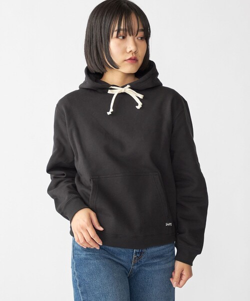 SHIPS（シップス）の「【WEB限定】SHIPS: マイクロ SHIPS 刺繍 ロゴ 裏毛 スウェット プルオーバーパーカー（パーカー・メンズ・ライトブルー/ブラック/ネイビー/グレー/オリーブ・SMALL/MEDIUM/LARGE/X-LARGE）」の19枚目の写真