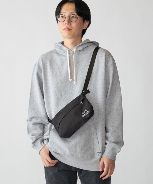 SHIPS（シップス）の「【WEB限定】SHIPS: マイクロ SHIPS 刺繍 ロゴ 裏毛 スウェット プルオーバーパーカー（パーカー・メンズ・ライトブルー/ブラック/ネイビー/グレー/オリーブ・SMALL/MEDIUM/LARGE/X-LARGE）」の21枚目の写真