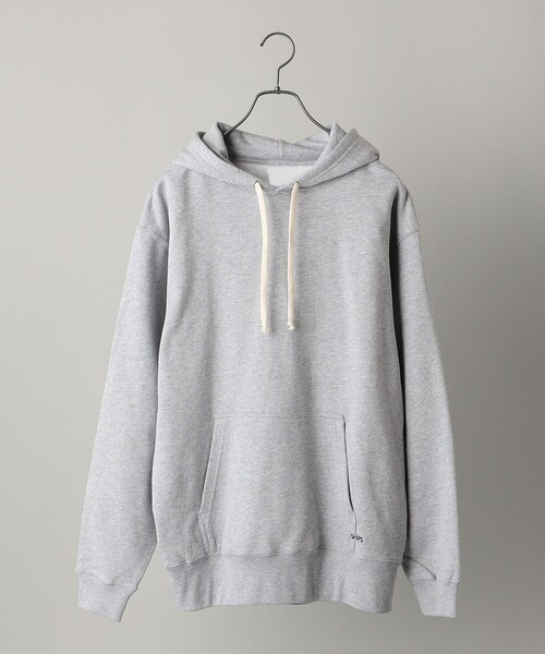 【WEB限定】SHIPS: マイクロ SHIPS 刺繍 ロゴ 裏毛 スウェット プルオーバーパーカー（パーカー）｜SHIPS（シップス）