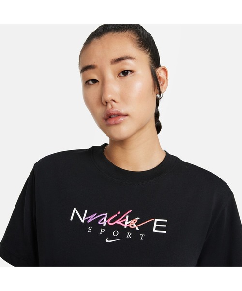 NIKE（ナイキ）の「NIKE AS W NSW BF TEE CRAFT ナイキ ウィメンズ NSW BF クラフト S/S Tシャツ（Tシャツ/カットソー・レディース・ホワイト/ブラック・S/M/L/XL/XXL）」の8枚目の写真