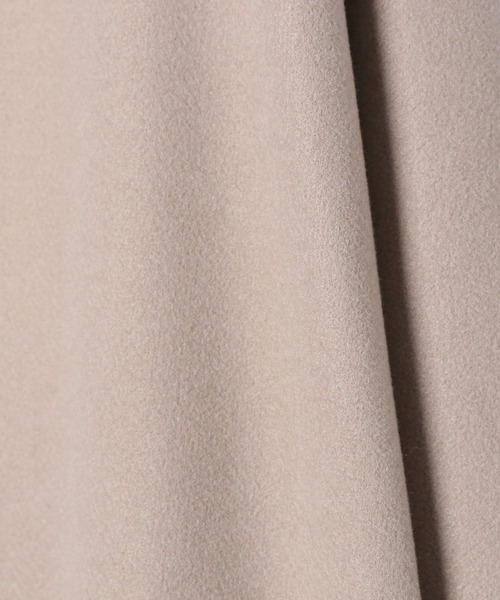 Heather（ヘザー）の「WOOLLYTECH ウーリーテック/ミドルフードCOAT　294678（ノーカラーコート・レディース・ブラック/グレイッシュベージュ/マスタード・FREE）」の19枚目の写真