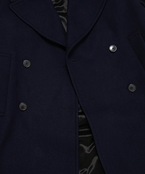DRIES VAN NOTEN ネイビー ステンカラーコート DRIES VAN NOTEN ネイビー ステンカラーコート