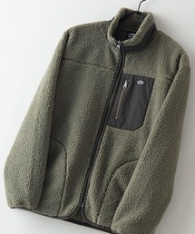 【OUTDOOR PRODUCTS/アウトドアプロダクツ】防風ボアスタンドカラ―ブルゾン ボアフリースジャケット モコモコ