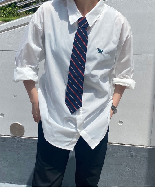 PairPair（ペアペア）の「ネクタイ付きシャツ（シャツ/ブラウス・メンズ・ブラック/ネイビー/グリーン・MEDIUM/LARGE）」の8枚目の写真