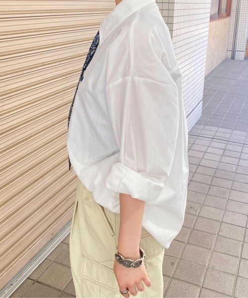 PairPair（ペアペア）の「ネクタイ付きシャツ（シャツ/ブラウス・メンズ・ブラック/ネイビー/グリーン・MEDIUM/LARGE）」の15枚目の写真