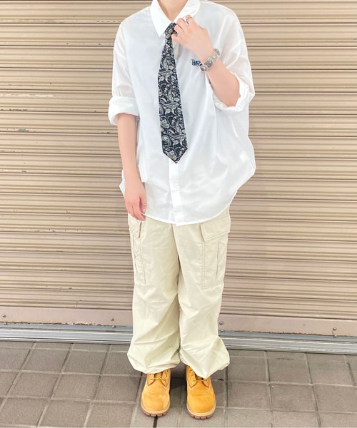 PairPair（ペアペア）の「ネクタイ付きシャツ（シャツ/ブラウス・メンズ・ブラック/ネイビー/グリーン・MEDIUM/LARGE）」の4枚目の写真