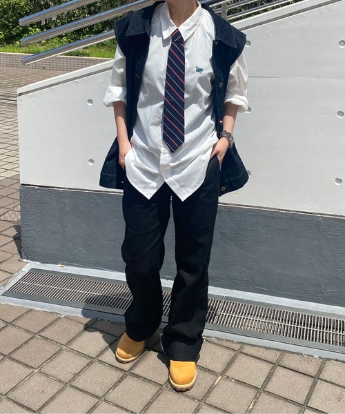 PairPair（ペアペア）の「ネクタイ付きシャツ（シャツ/ブラウス・メンズ・ブラック/ネイビー/グリーン・MEDIUM/LARGE）」の11枚目の写真