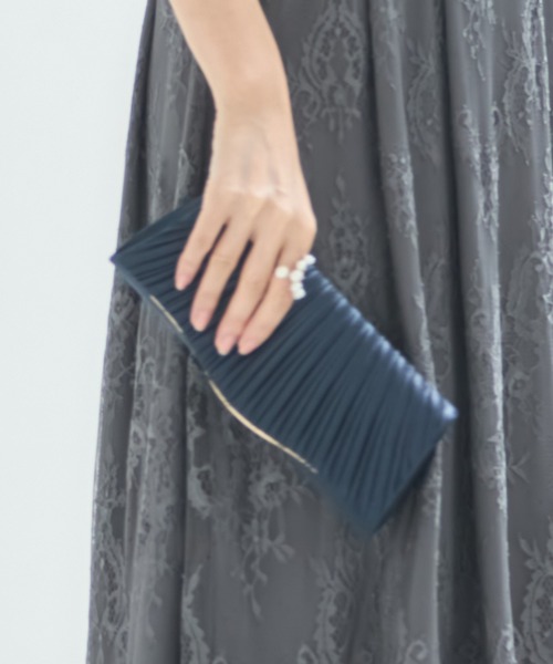 DRESS PLUS（ドレスプラス）の「クラッチバッグ ショルダーバッグ　結婚式　パーティーバッグ（クラッチバッグ・レディース・シルバー/ネイビー/ベージュ/ブラック・フリー）」の18枚目の写真