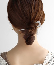 ANEMONE（アネモネ）の「シンプルメタルU字コーム（その他ヘアアクセサリー・レディース）」
