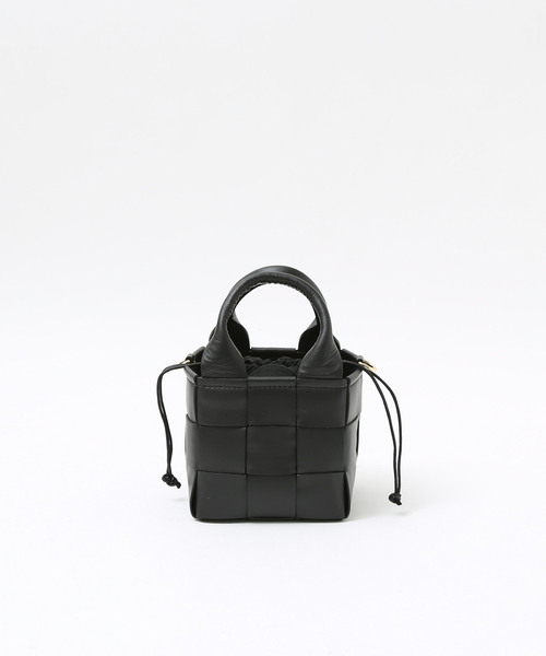 maison-vincent（メゾンヴァンサン）の「【MaisonVincent】巾着ハンドバッグ（ハンドバッグ・レディース・ブラック/ラベンダー・フリー）」の17枚目の写真