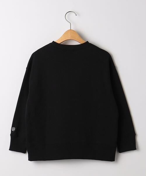 green label relaxing（グリーンレーベルリラクシング）の「【WEB限定】裏毛クルーネック プルオーバー ロングスリーブ 100cm-160cm（スウェット・キッズ・ターコイズブルー/ブラック/ライム/オレンジ・140cm/130cm/110cm/160cm/100cm/150cm/120cm）」の10枚目の写真