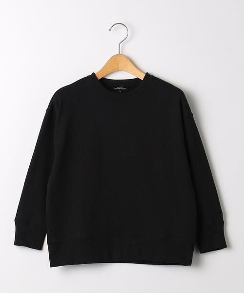 green label relaxing（グリーンレーベルリラクシング）の「【WEB限定】裏毛クルーネック プルオーバー ロングスリーブ 100cm-160cm（スウェット・キッズ・ターコイズブルー/ブラック/ライム/オレンジ・140cm/130cm/110cm/160cm/100cm/150cm/120cm）」の21枚目の写真