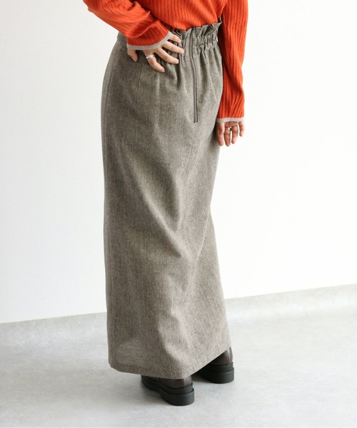 cepo(セポ)の「ツイードライクタイトスカート セットアップ可能(スカート・レディース・ブラウン/グレー・M)」の7枚目の写真