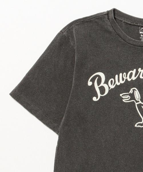 BEAMS T（ビームスティー）の「Mixta / BEWARE DOG Tシャツ（Tシャツ/カットソー・メンズ・ブラック・MEDIUM/SMALL/X-LARGE/LARGE）」の8枚目の写真