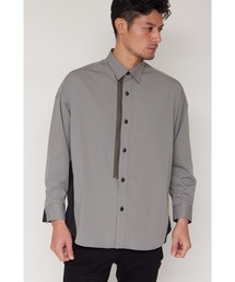 TORNADO MART（トルネードマート）の「TORNADO MART∴バイカラーZIPシャツアウター（シャツ/ブラウス）」