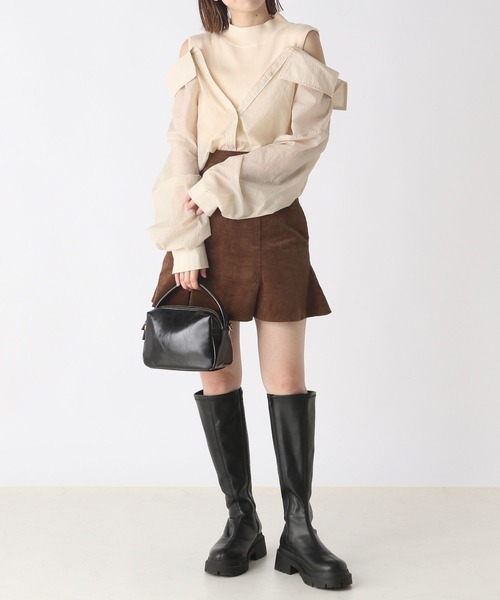 Heather（ヘザー）の「ドッキングシャツ 167411（シャツ