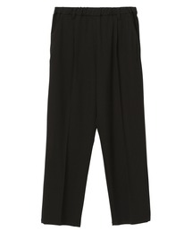 Plantation プランテーション ソフトレーヨン ガウチョパンツ ブラック プランテーション 21SS ソフトレーヨン ワイドパンツ ガウチョ