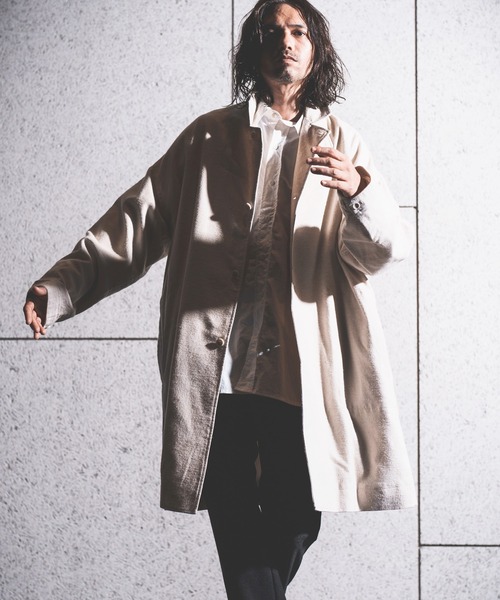 mj8860- So wide on the whole chesterfield coat チェスターコート
