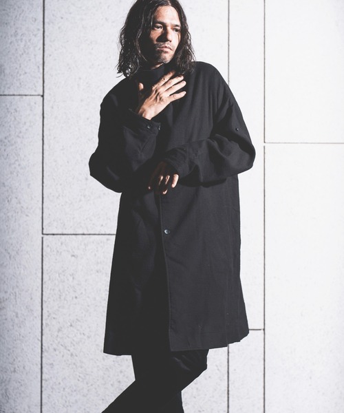 NOISESCAPE(ノイズスケープ)の「mj8860- So wide on the whole chesterfield coat チェスターコート(チェスターコート・メンズ・ブラック/ベージュ/アイボリー・S/M/L)」の16枚目の写真