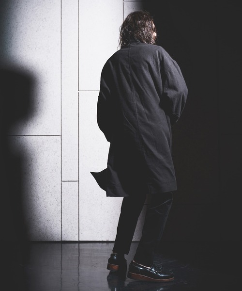 NOISESCAPE(ノイズスケープ)の「mj8860- So wide on the whole chesterfield coat チェスターコート(チェスターコート・メンズ・ブラック/ベージュ/アイボリー・S/M/L)」の20枚目の写真
