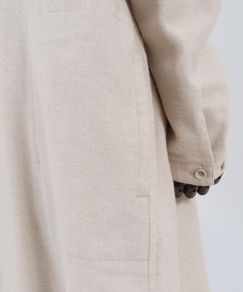 NOISESCAPE(ノイズスケープ)の「mj8860- So wide on the whole chesterfield coat チェスターコート(チェスターコート・メンズ・ブラック/ベージュ/アイボリー・S/M/L)」の11枚目の写真
