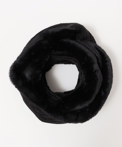 SHIPS（シップス）の「SHIPS:〈手洗い可能〉ケーブル ボア スヌード（ネックウォーマー/スヌード・メンズ・ブラック/ベージュ/ネイビー/グレー・ONE SIZE）」の11枚目の写真