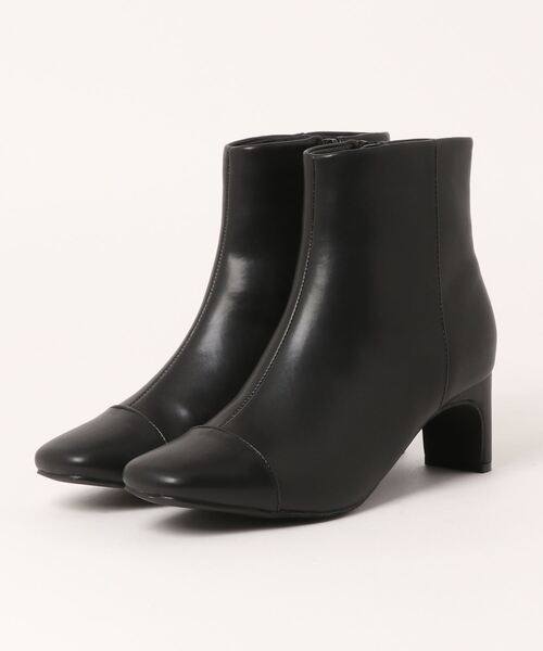 【美人百花11月号タイアップ 休井美郷さん着用商品】切り替えショートブーツ