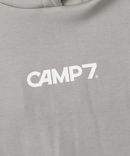 CAMP7（キャンプセブン）の「【CAMP7】３段ロゴエンボスパーカー（パーカー・レディース・ベージュ/ブラック/ブルー・M/L）」の10枚目の写真