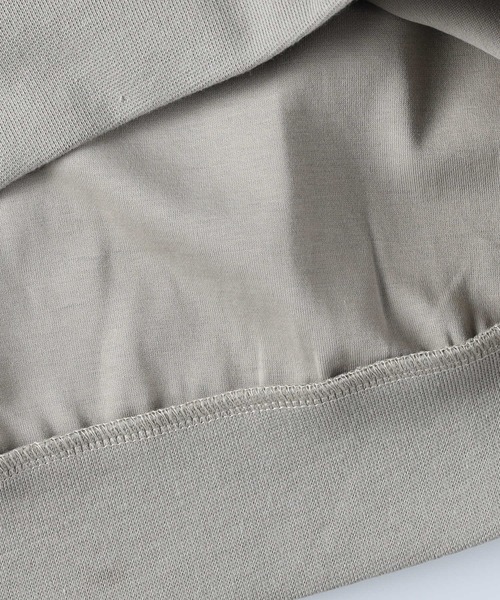 CAMP7（キャンプセブン）の「【CAMP7】３段ロゴエンボスパーカー（パーカー・レディース・ベージュ/ブラック/ブルー・M/L）」の12枚目の写真