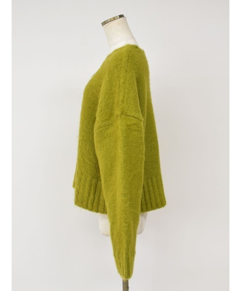 Reurie'（レウリィ）の「フラッフィーカラーニット/origial fluffy color knit（ニット/セーター・レディース・ネイビー/ベージュ/ピンク/マスタード/テラコッタ・FREE）」の10枚目の写真