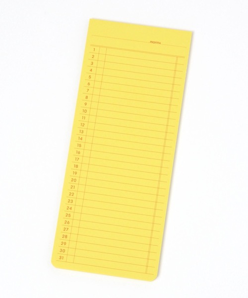 HIGHTIDE（ハイタイド）の「【HIGHTIDE(ハイタイド)】ペンコ スティッキーメモパッド マンスリー（手帳/メモ帳・レディース・イエロー/ピンク/ホワイト・0）」の3枚目の写真