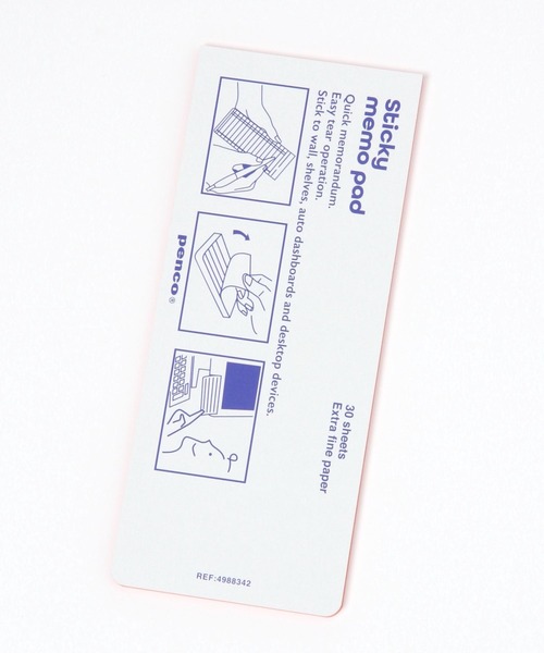 HIGHTIDE（ハイタイド）の「【HIGHTIDE(ハイタイド)】ペンコ スティッキーメモパッド マンスリー（手帳/メモ帳・レディース・イエロー/ピンク/ホワイト・0）」の4枚目の写真