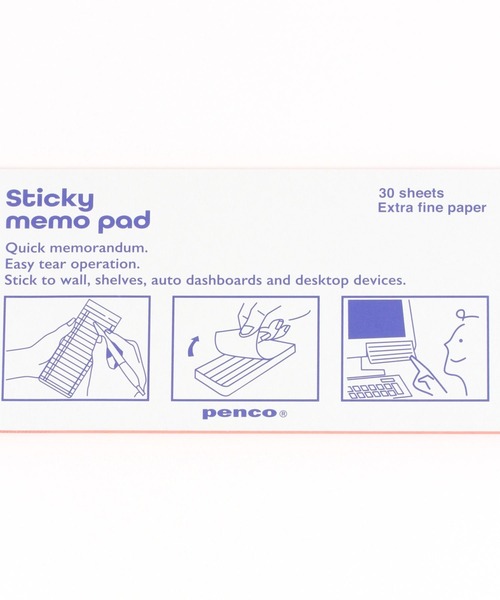 HIGHTIDE（ハイタイド）の「【HIGHTIDE(ハイタイド)】ペンコ スティッキーメモパッド マンスリー（手帳/メモ帳・レディース・イエロー/ピンク/ホワイト・0）」の10枚目の写真