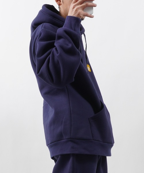 CHOOSE(チューズ)の「CHOOSE 裏起毛 カン刺繍 プルパーカー 【セットアップ対応】 / ヘビーウェイト スウェット パーカー(パーカー・メンズ・ネイビー/ブラック/グレー・M/L/XL)」の12枚目の写真