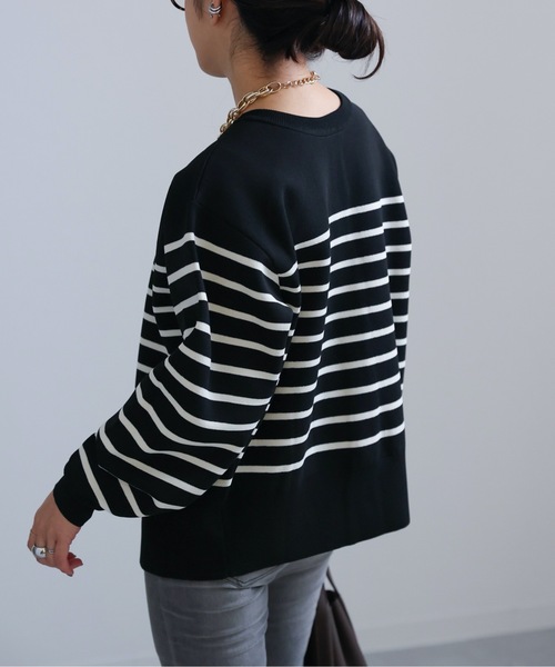 ap retro（アプレトロ）の「【選べるデザイン】前後2wayクルーネックスナップカーディガン（カーディガン/ボレロ・レディース・ブラック/ライトグレー/グリーン/ホワイト×ブラック/ブラック×ホワイト/アイボリー/ブラウン/ホワイト×ブルー/ライトグリーン/レッド/ネイビー/ブラック系その他/ホワイト系その他/ネイビー×ホワイト/グレイッシュベージュ/ホワイト×ネイビー・FREE）」の18枚目の写真