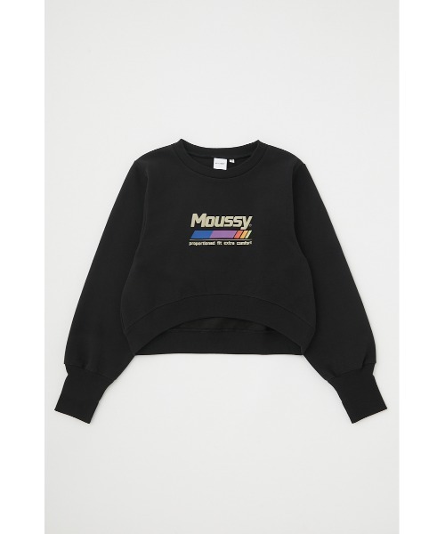 MOUSSY(マウジー)の「90S MOUSSY CROPPED プルオーバー(スウェット・レディース・グリーン/ブラック/杢グレー/オフホワイト・FREE)」の3枚目の写真