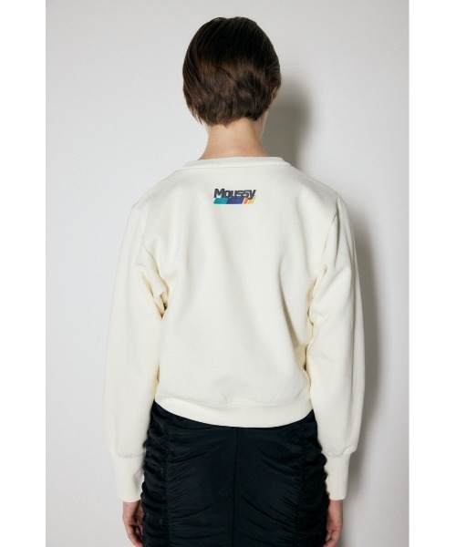 MOUSSY(マウジー)の「90S MOUSSY CROPPED プルオーバー(スウェット・レディース・グリーン/ブラック/杢グレー/オフホワイト・FREE)」の6枚目の写真