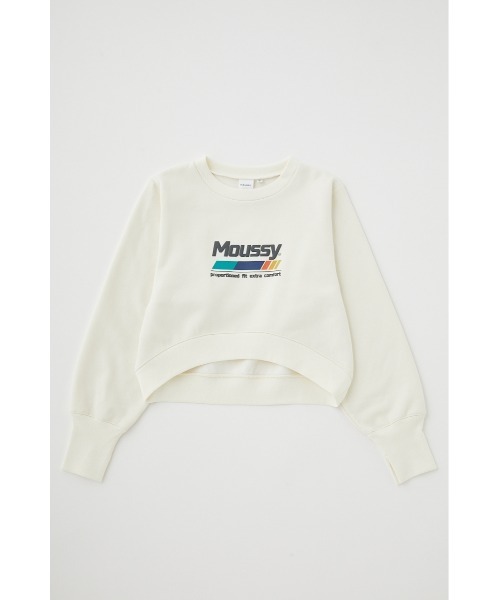 MOUSSY(マウジー)の「90S MOUSSY CROPPED プルオーバー(スウェット・レディース・グリーン/ブラック/杢グレー/オフホワイト・FREE)」の7枚目の写真