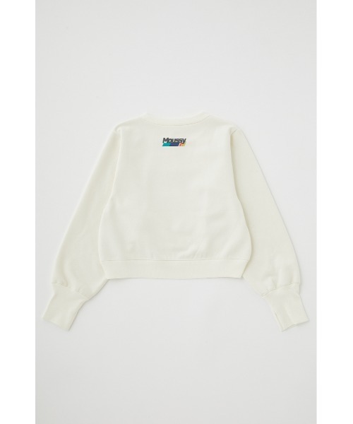 MOUSSY(マウジー)の「90S MOUSSY CROPPED プルオーバー(スウェット・レディース・グリーン/ブラック/杢グレー/オフホワイト・FREE)」の8枚目の写真