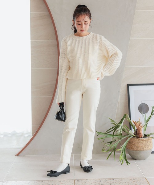 Petitle（プチレ）の「[ 低身長向けサイズ ] 低身長さん向けサイズ　デニムテーパードパンツ（デニムパンツ・レディース・グレー/ネイビー/ホワイト/ライトブルー/ブラック/ライトピンク/アイボリー系/その他/ブルー/ダークブルー・PM/PL/PS/XS.P）」の20枚目の写真