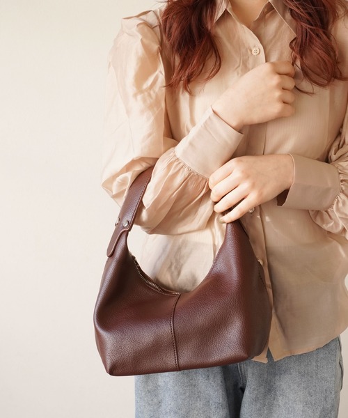 ammy.（エイミードット）の「【 ammy. / エイミードット 】 センターシーム ワンハンドル バッグ（ハンドバッグ・レディース・ブラック/ベージュ/ホワイト/グリーン/ブラウン/ダークブラウン/シルバー・FREE）」の20枚目の写真