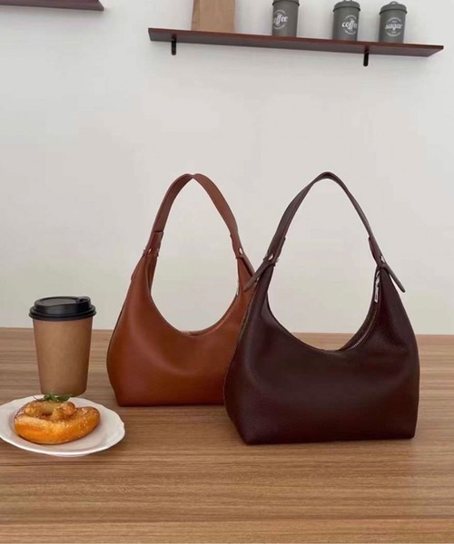 ammy.（エイミードット）の「【 ammy. / エイミードット 】 センターシーム ワンハンドル バッグ（ハンドバッグ・レディース・ブラック/ベージュ/ホワイト/グリーン/ブラウン/ダークブラウン/シルバー・FREE）」の18枚目の写真