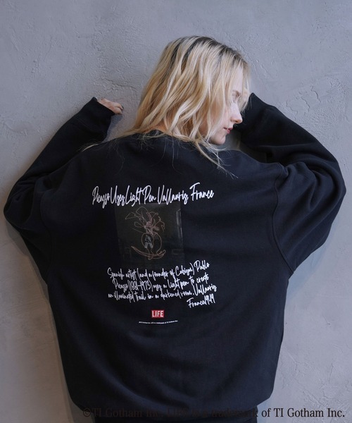 トレーナー スウェット Life sweat  ライフスウェット レディース FREAK'S STORE トレーナー スウェット カラフル チェーン