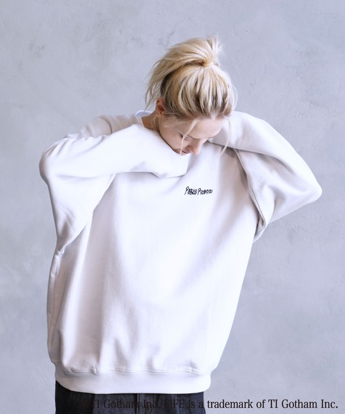 LIFE（ライフ）の「LIFE別注 ピカソフォトプリントスウェット（スウェット・メンズ・ブラック/イエロー/グリーン/グレー系その他・S/M/L）」の12枚目の写真