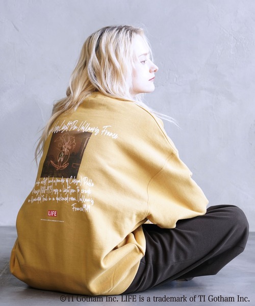 LIFE（ライフ）の「LIFE別注 ピカソフォトプリントスウェット（スウェット・メンズ・ブラック/イエロー/グリーン/グレー系その他・S/M/L）」の21枚目の写真