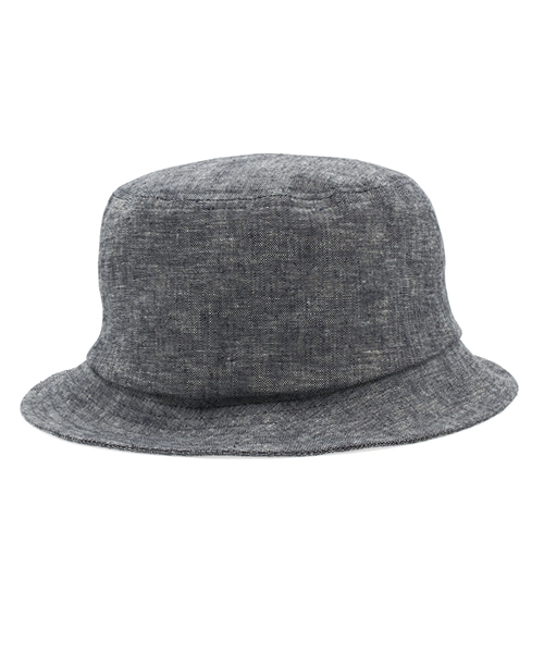 Denime(ドゥニーム)の「OVER DYE DENIM HAT/オーバーダイデニムハット(ハット・メンズ・インディゴブルー/ストライプ・FREE)」の5枚目の写真