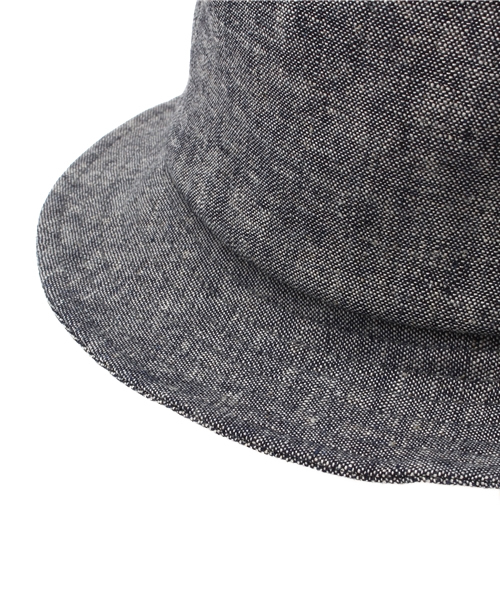 Denime(ドゥニーム)の「OVER DYE DENIM HAT/オーバーダイデニムハット(ハット・メンズ・インディゴブルー/ストライプ・FREE)」の7枚目の写真
