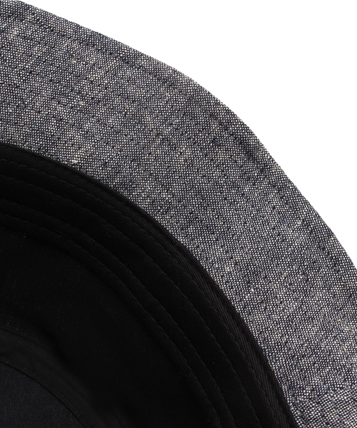 Denime(ドゥニーム)の「OVER DYE DENIM HAT/オーバーダイデニムハット(ハット・メンズ・インディゴブルー/ストライプ・FREE)」の8枚目の写真