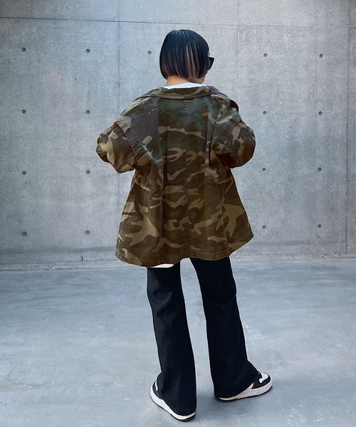 PAGEBOY（ページボーイ）の「マルチWAYミリタリージャケット（ミリタリージャケット・レディース・ブラック/カーキ/オフホワイト/グリーン系その他・FREE）」の11枚目の写真